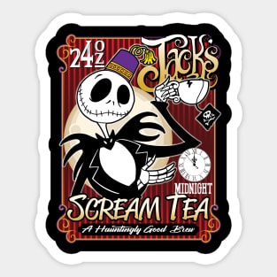 Jim8ball - Jack's Scream Tea T-Shirt Sticker